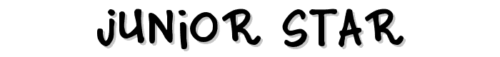 Junior Star font